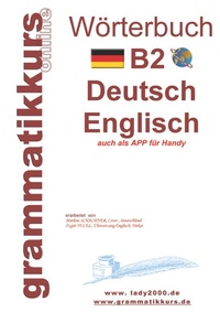 Abbildung von: Wörterbuch B2 Deutsch - Englisch - Books on Demand
