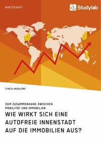 Abbildung von: Wie wirkt sich eine autofreie Innenstadt auf die Immobilien aus? Zum Zusammenhang zwischen Mobilität und Immobilien - GRIN Verlag