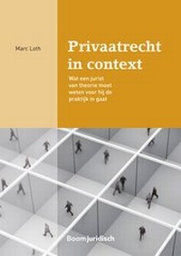 Enlarge image Cover: Privaatrecht in context - Boom juridisch