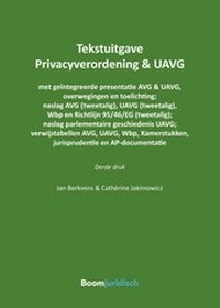 Abbildung von: Tekstuitgave Privacyverordening & UAVG - Boom juridisch