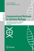 Cover: Computational Methods in Systems Biology - Springer
