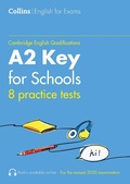 Cover: Practice Tests for A2 Key for Schools (KET) (Volume 1) - Collins