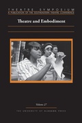 Cover: Theatre Symposium, Volume 27 - The University of Alabama Press