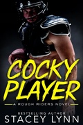 Cover: Cocky Player (A Rough Riders Novel, #4) - A Rough Riders Novel