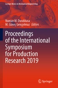 Cover: Proceedings of the International Symposium for Production Research 2019 - Springer