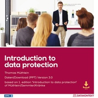 Abbildung von: Datenschutzeinführung für Mitarbeiter und Führungskräfte engl - Datakontext