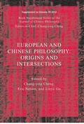 Cover: European and Chinese Traditions of Philosophy - Wiley