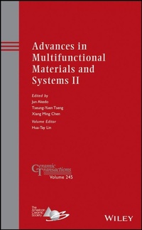 Enlarge image Cover: Advances in Multifunctional Materials and Systems II - Wiley