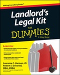 Cover: Landlord's Legal Kit For Dummies - Wiley
