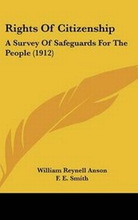 Enlarge image Cover: Rights Of Citizenship - Kessinger Publishing