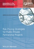 Cover: Risk Pricing Strategies for Public-Private Partnership Projects - Wiley-Blackwell