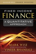 Cover: Fixed Income Finance: A Quantitative Approach - McGraw-Hill Education