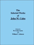Cover: The Selected Works of John W. Cahn - Wiley