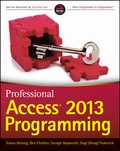 Cover: Professional Access 2013 Programming - Wrox