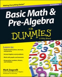Enlarge image Cover: Basic Math & Pre-algebra For Dummies(R) - Wiley