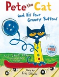 Cover: Pete the Cat and his Four Groovy Buttons - HarperCollins