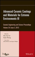 Cover: Advanced Ceramic Coatings and Materials for Extreme Environments III - Ceramic Engineering and Science Proceedings, Volume 34 Issue 3 - Wiley