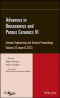 Cover: Advances in Bioceramics and Porous Ceramics VI - Ceramic Engineering and Science Proceedings, Volume 34 Issue 6 - Wiley