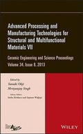 Cover: Advanced Processing and Manufacturing Technologies for Structural and Multifunctional Materials VII - CESP, Volume 34 Issue 8 - Wiley