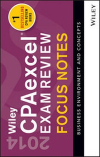Enlarge image Cover: Wiley CPAexcel Exam Review 2014 Focus Notes - Wiley