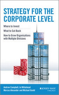 Abbildung von: Strategy for the Corporate Level - Jossey-Bass