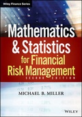 Cover: Mathematics and Statistics for Financial Risk Management, 2e - Wiley