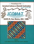 Cover: International Conference on Martensitic Transformations (ICOMAT) 2008 - Wiley