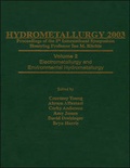 Cover: Hydrometallurgy 2003 - Fifth International Conference in Honor of Professor Ian Ritchie: v. 1 - Wiley