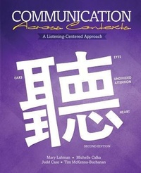 Enlarge image Cover: Communication Across Contexts: A Listening-Centered Approach - Kendall/Hunt Publishing Co ,U.S.