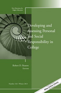 Enlarge image Cover: Developing and Assessing Personal and Social Responsibility in College - Jossey-Bass