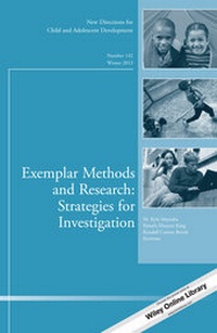 Enlarge image Cover: Exemplar Methods and Research - Jossey-Bass
