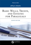 Cover: Basic Wills, Trusts, and Estates for Paralegals - Aspen Publishing