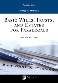 Abbildung von: Basic Wills, Trusts, and Estates for Paralegals - Aspen Publishing
