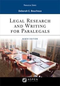 Abbildung von: Legal Research and Writing for Paralegals - Aspen Publishing