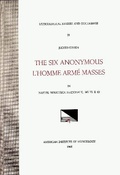 Cover: Msd 21 Judith Cohen, the Six Anonymous l'Homme Arm? Masses in Naples, Biblioteca Nazionale, MS VI E 40 - American Institute of Musicology