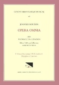 Cover: CMM 43 Jean Mouton (Ca. 1459-1522), Opera Omnia, Edited by Thomas G. MacCracken with Mary Beth Winn. Vol. V Missae Sine Nomine I & II, Credo a 4, Magnificat Et Chansons - American Institute of Musicology, Gmbh