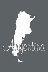 Abbildung von: Argentina - Slate Grey 101 - Lined Notebook with Margins - 6x9 - Createspace Independent Publishing Platform