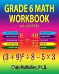 Cover: Grade 6 Math Workbook with Answers - Zishka Publishing