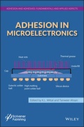Cover: Adhesion in Microelectronics - Wiley-Scrivener