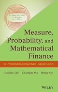 Cover: Measure, Probability, and Mathematical Finance - Wiley