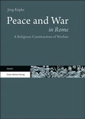 Cover: Peace and War in Rome - Franz Steiner Verlag