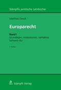 Cover: Europarecht - St&auml;mpfli Verlag AG