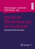 Cover: Wandel der &Ouml;ffentlichkeit und der Gesellschaft - Springer VS