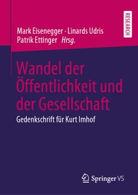 Abbildung von: Wandel der Öffentlichkeit und der Gesellschaft - Springer VS