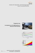Cover: Investigations on the Mechanisms of Ultrasonic Wire Bonding - TEWISS