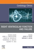 Cover: Right Ventricular Function and Failure, An Issue of Cardiology Clinics, E-Book - Elsevier