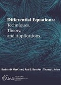 Cover: Differential Equations - American Mathematical Society