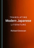 Cover: Translating Modern Japanese Literature - Cambridge Scholars Publishing