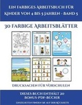 Cover: Drucksachen fuer Vorschulen (Ein farbiges Arbeitsbuch fuer Kinder von 4 bis 5 Jahren - Band 6) - Farbtherapie