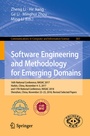 Cover: Software Engineering and Methodology for Emerging Domains - Springer